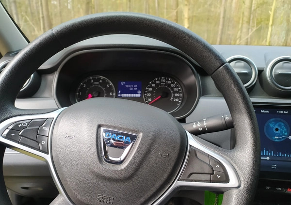 Dacia Duster cena 48000 przebieg: 96000, rok produkcji 2020 z Barlinek małe 106